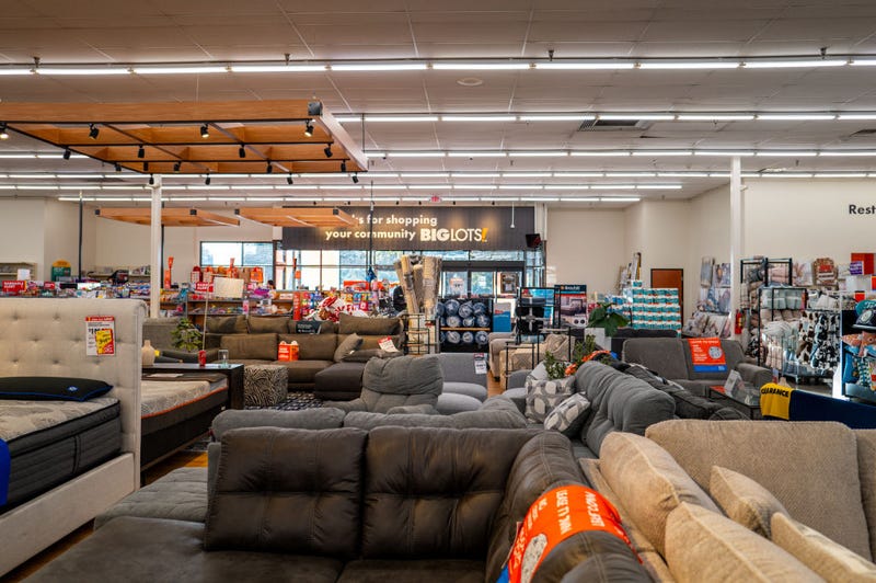 The inside of a Big Lots store