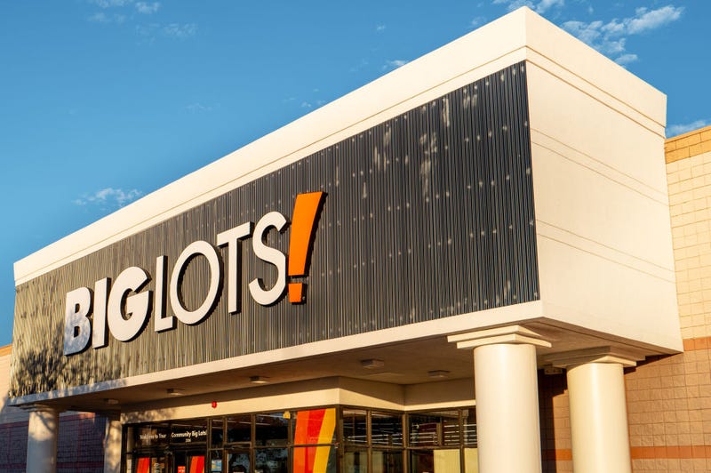 The Big Lots sign is displayed outside its store on September 09, 2024
