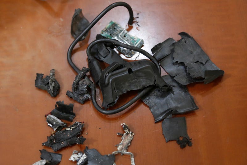 exploded pager