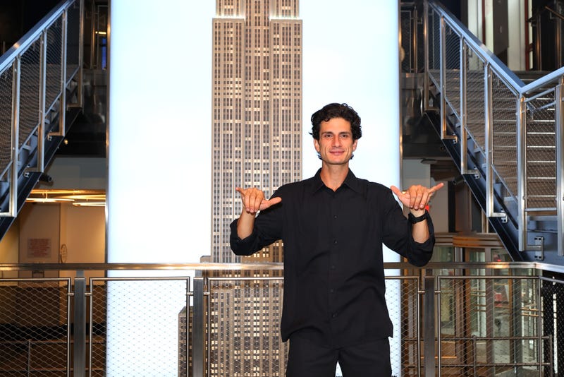 Jack Schlossberg visits The Empire State Building on September 17, 2024 in New York City