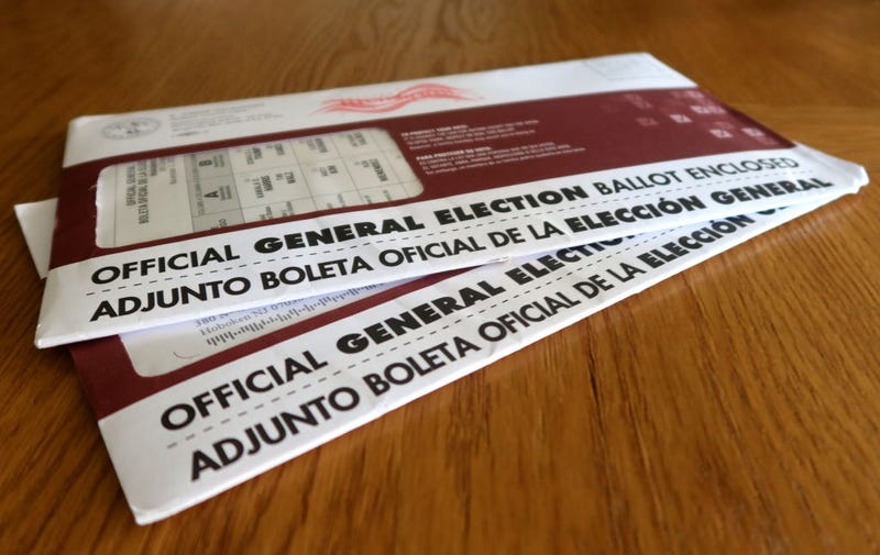 Mail-in ballots issued by Hudson County, New Jersey, for the 2024 U.S. general election.