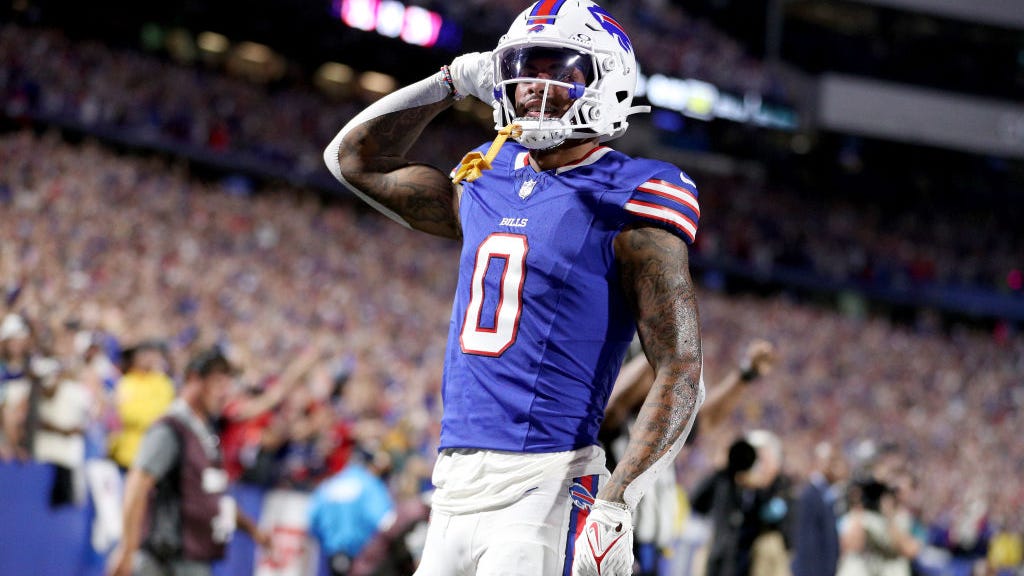 Keon Coleman overcomes first-quarter benching to score first-career touchdown