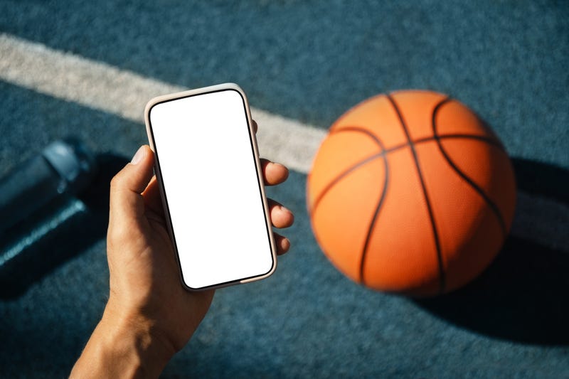 Smartphone and basketball