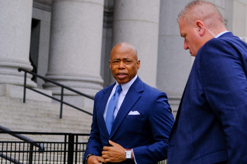 Mayor Eric Adams is seen at the New York County Criminal Court on Oct. 2, 2024