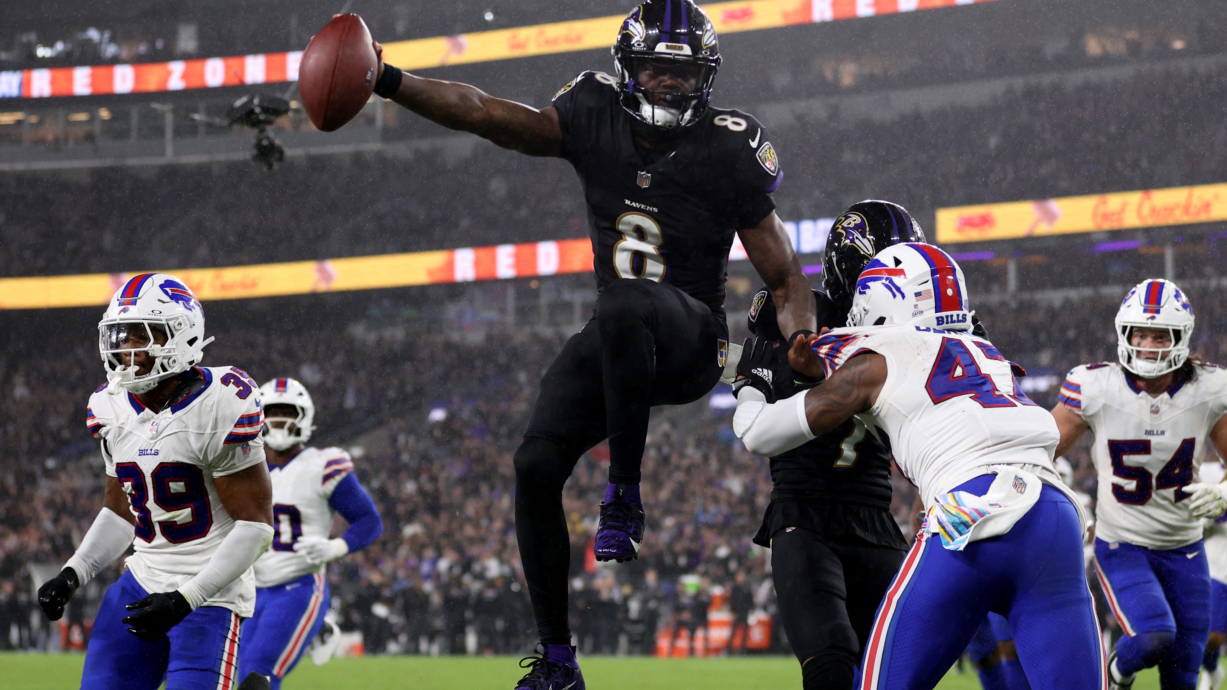Ravens soar over Bills in prime-time
