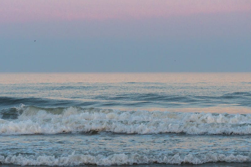 The beach in Avalon, New Jersey.