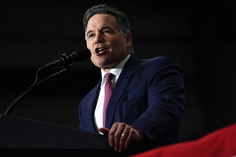 Dave McCormick at a rally at Riverfront Sports on Oct. 09, 2024 in Scranton, Pennsylvania.  