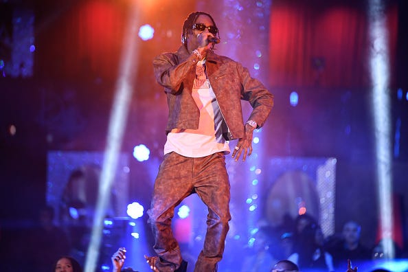 In this image released on October 15, 2024, Soulja Boy performs during the BET Hip Hop Awards 2024 at Drai's Beach Club Nightclub at The Cromwell Las Vegas on October 8, 2024 in Las Vegas, Nevada. (Photo by Mindy Small/Getty Images)