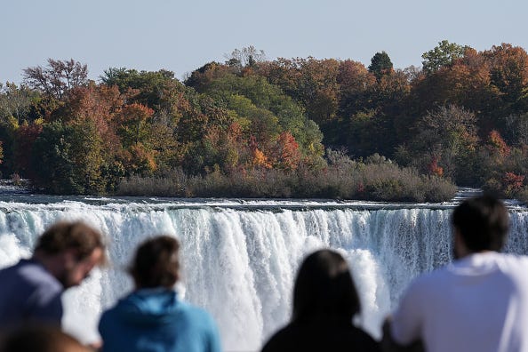 Niagara Falls is seen on Oct. 21, 2024