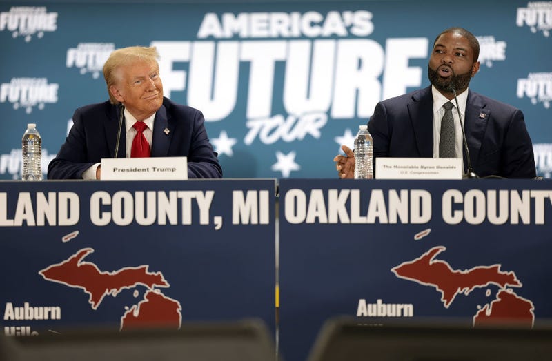 Donald Trump at roundtable in Oakland County