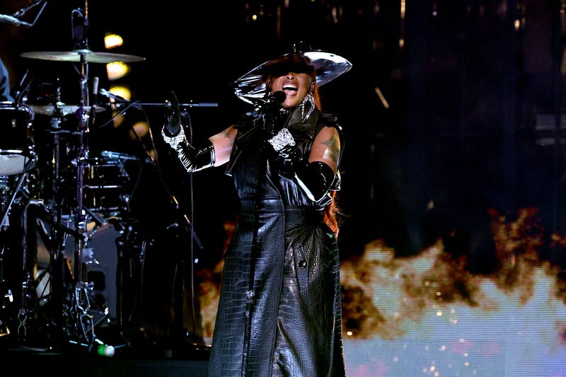 Mary J. Blige performs onstage during the 2024 Rock & Roll Hall Of Fame Induction Ceremony streaming on Disney+ at Rocket Mortgage Fieldhouse on Oct. 19, 2024, in Cleveland, Ohio.