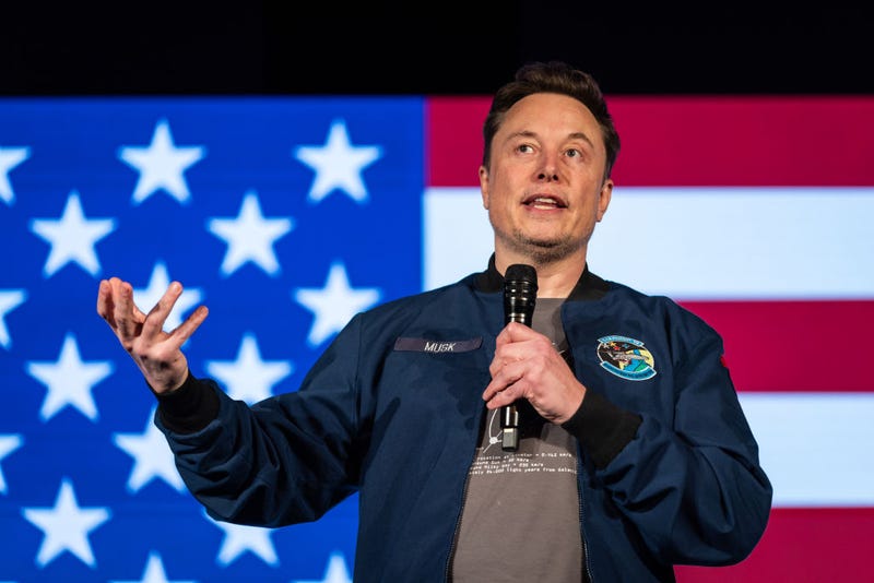 SpaceX and Tesla founder Elon Musk speaks