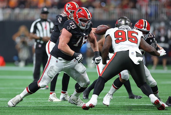 Concerns are 'major' for Atlanta Falcons with Kaleb McGary loss