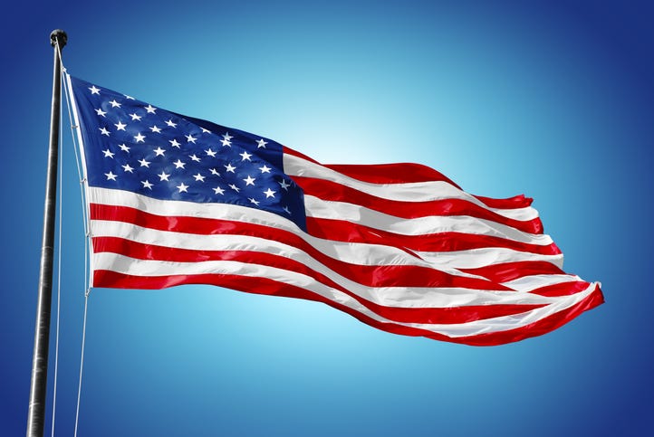 Kendra and the American Flag Quiz