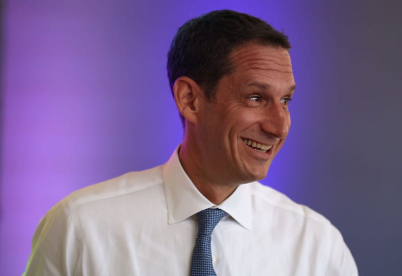 San Francisco mayoral candidate Daniel Lurie speaks during a campaign meet and greet event on October 30, 2024 in San Francisco, California.