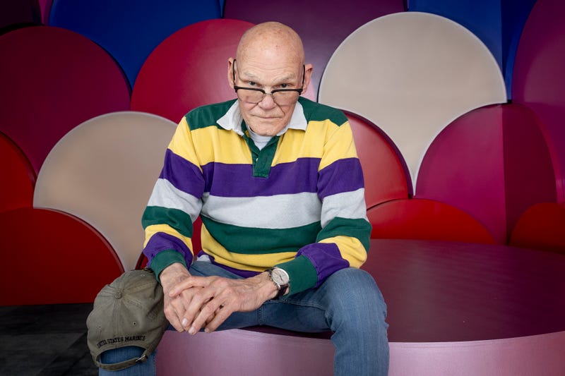 James Carville poses for a portrait at the 27th SCAD Savannah Film Festival on October 31, 2024 in Savannah, Georgia.