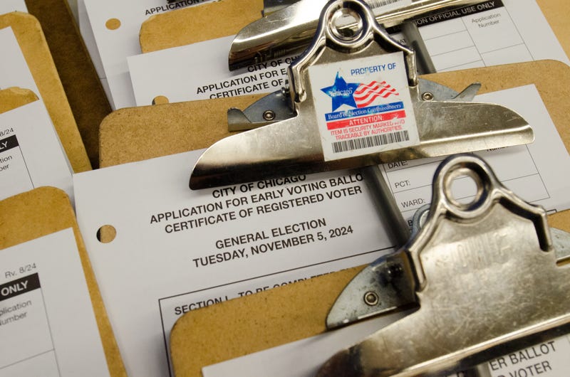 election paperwork in Chicago