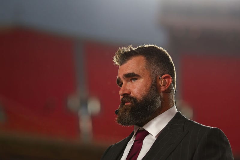 ESPN analyst Jason Kelce on Monday addressed an altercation over the weekend prior to the game between the Kansas City Chiefs and the Tampa Bay Buccaneers.