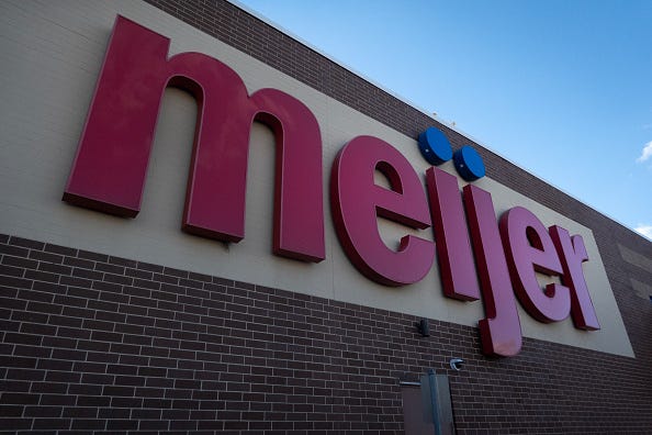 Meijer store sign