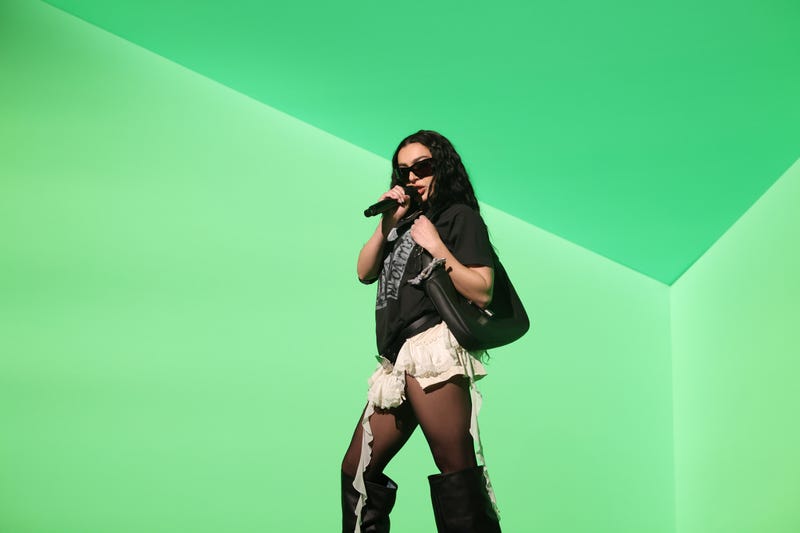 Charli XCX performs "360" on "Saturday Night Live" on Nov. 16, 2024.