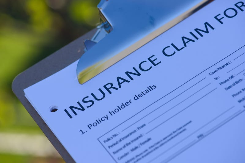 Stock photo of an insurance claim
