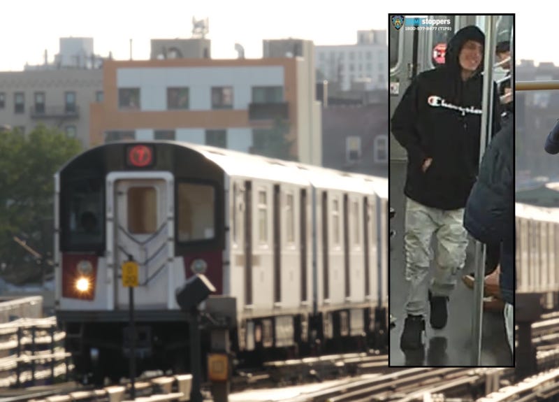 Police are searching for a suspect in a stabbing on a 7 train in Queens