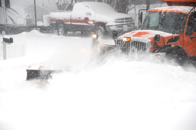 Stock photo of snow plow