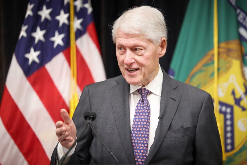 Former U.S. President Bill Clinton speaks at an event celebrating the Community Development Financial Institutions FUND (CDFI) at the U.S. Treasury Department on Nov. 21, 2024 in Washington, DC.