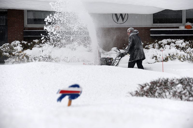 Snow blowing