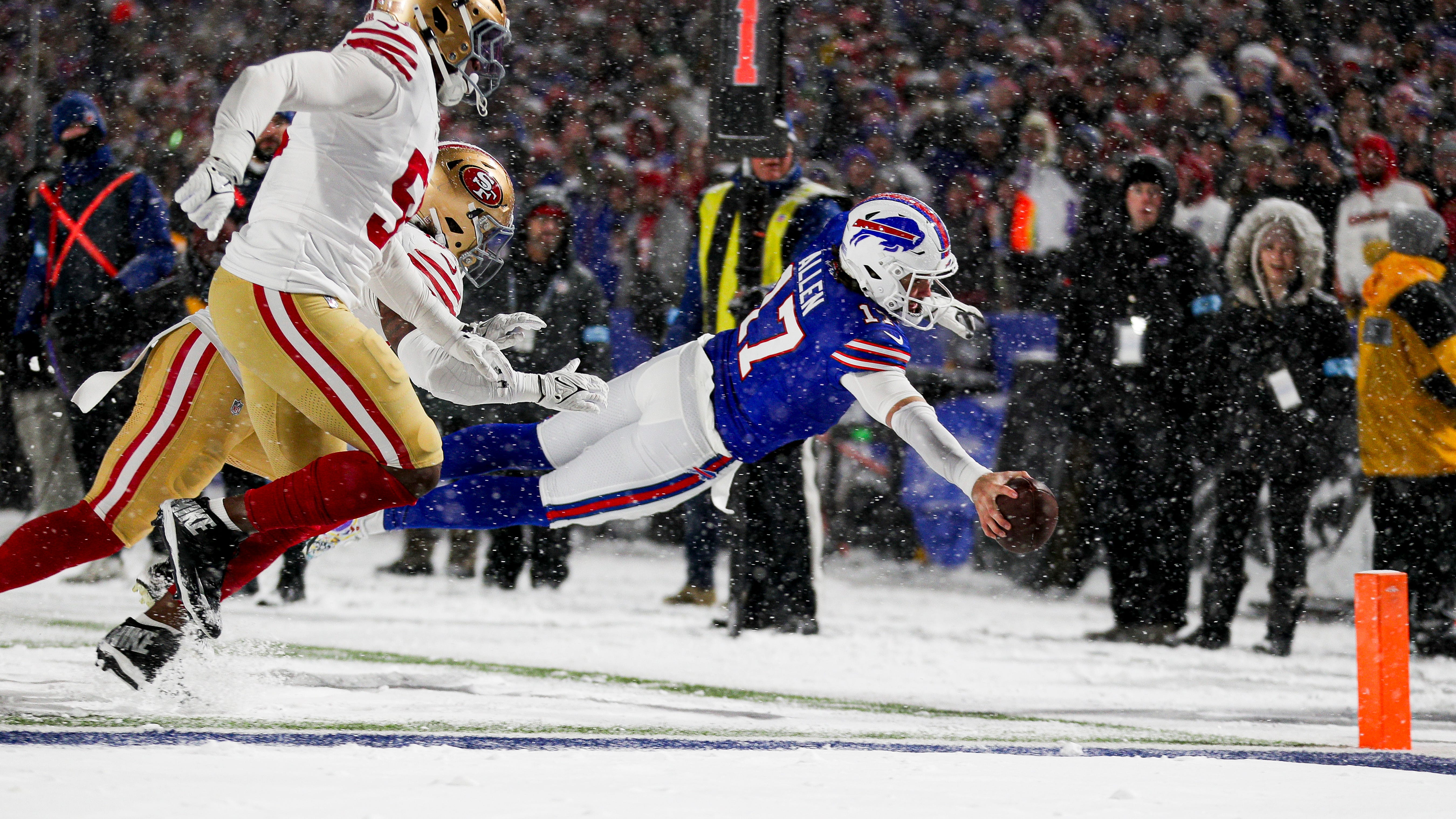 Josh Allen makes history in more than one way against 49ers