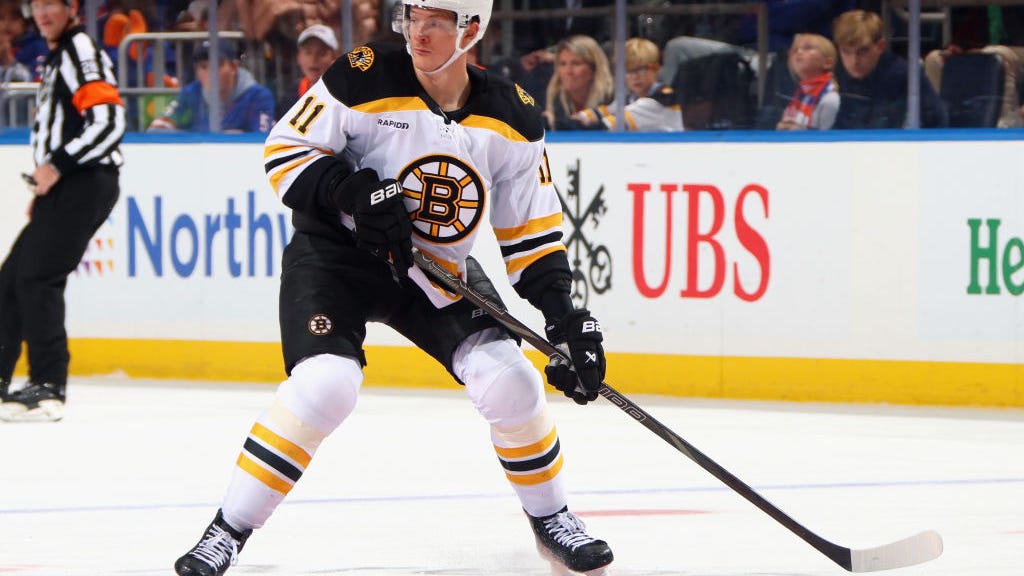 Bruins trade Trent Frederic to Oilers for 2 picks, prospect