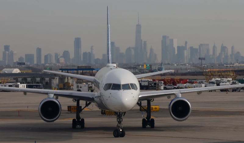 Planes are seen at Newark Liberty International Airport