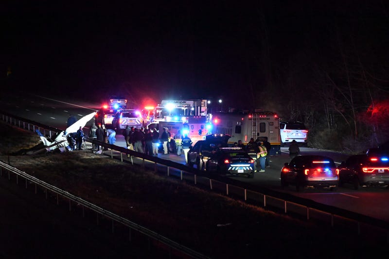 Officers are on the scene after small plane crashed, leaving one person dead, according to State Police in Westchester on December 12, 2024