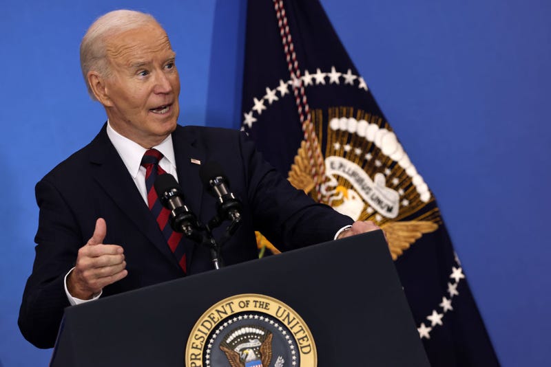 U.S. President Joe Biden delivers remarks on his economic accomplishments at the Brookings Institution on December 10, 2024 in Washington, DC.  