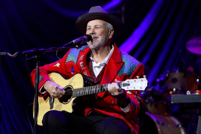 Robert Earl Keen performs during the Lights, Camera, Christmas! tour at the Ryman Auditorium on December 12, 2024, in Nashville, Tennessee.