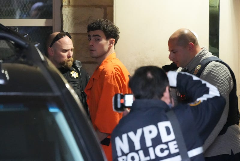 Luigi Mangione leaves the Blair County Courthouse in Hollidaysburg, Pennsylvania, on December 19, 2024
