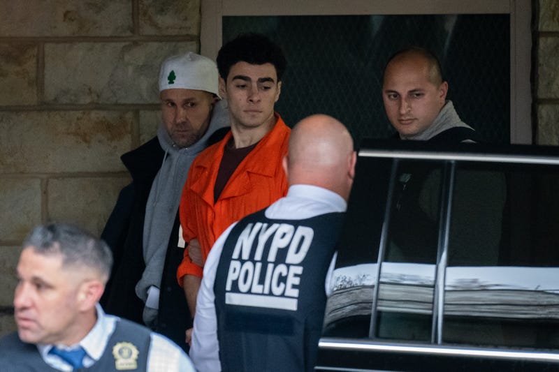 Luigi Mangione leaves the Blair County Courthouse in Hollidaysburg, Pennsylvania, on December 19, 2024