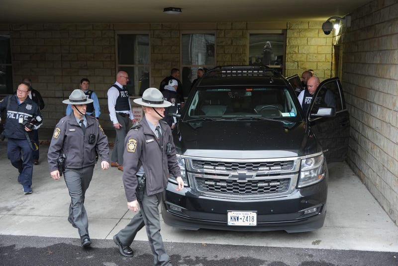 Luigi Mangione leaves the Blair County Courthouse in Hollidaysburg, Pennsylvania, on December 19, 2024