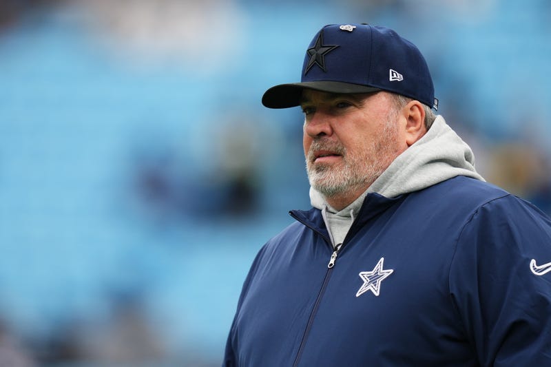 CHARLOTTE, NORTH CAROLINA - DECEMBER 15: Head coach Mike McCarthy of the Dallas Cowboys looks on before the game against the Carolina Panthers at Bank of America Stadium on December 15, 2024 in Charlotte, North Carolina. (Photo by Grant Halverson/Getty Images)