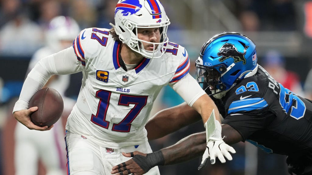 MOTORING! Allen throws for 2 TDs, runs for 2 scores to lift Bills to 48-42 win over Lions