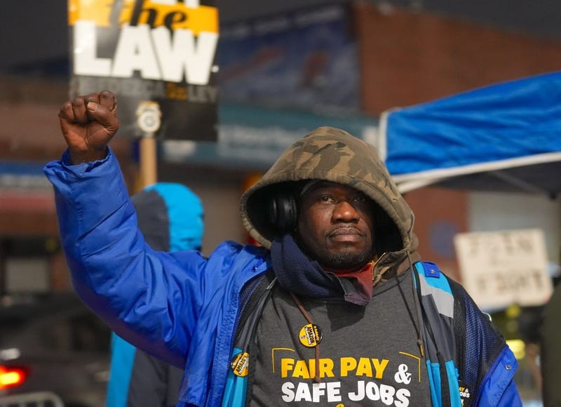 Workers at a delivery hub in Maspeth walked off the job on Thursday, Dec. 19.