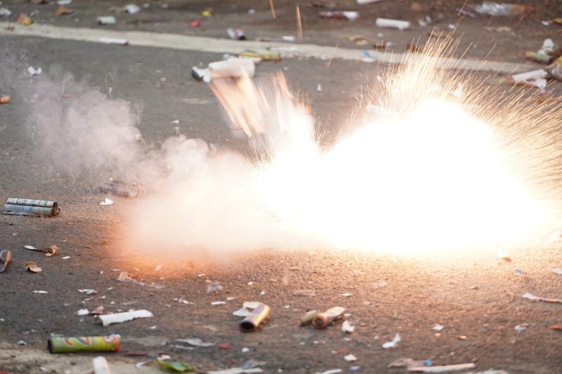 File Photo: Fireworks exploding