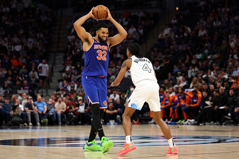 Former Wolves star Karl-Anthony Towns and the Knicks laughed their way out of Target Center after blowing his old team off the floor Thursday night.