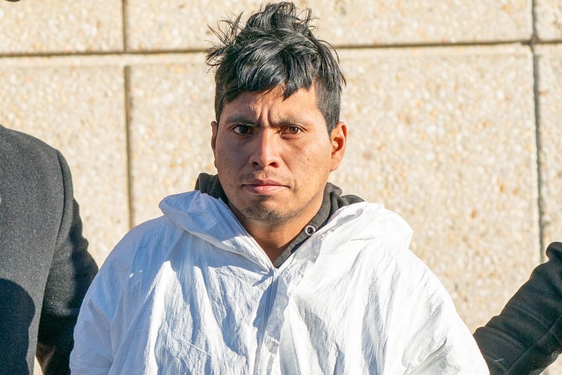 Sebastian Zapeta is taken from the NYPD's 60th Precinct stationhouse in Brooklyn on Dec. 23, 2024