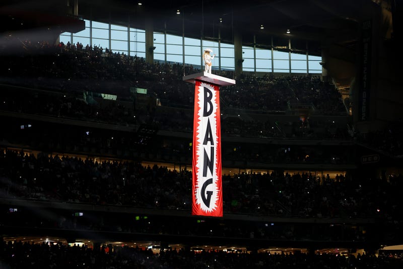  Beyoncé performs during the halftime show for the game between the Baltimore Ravens and the Houston Texans at NRG Stadium on December 25, 2024 in Houston, Texas. 