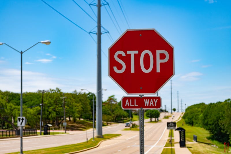 An all-way stop sign.