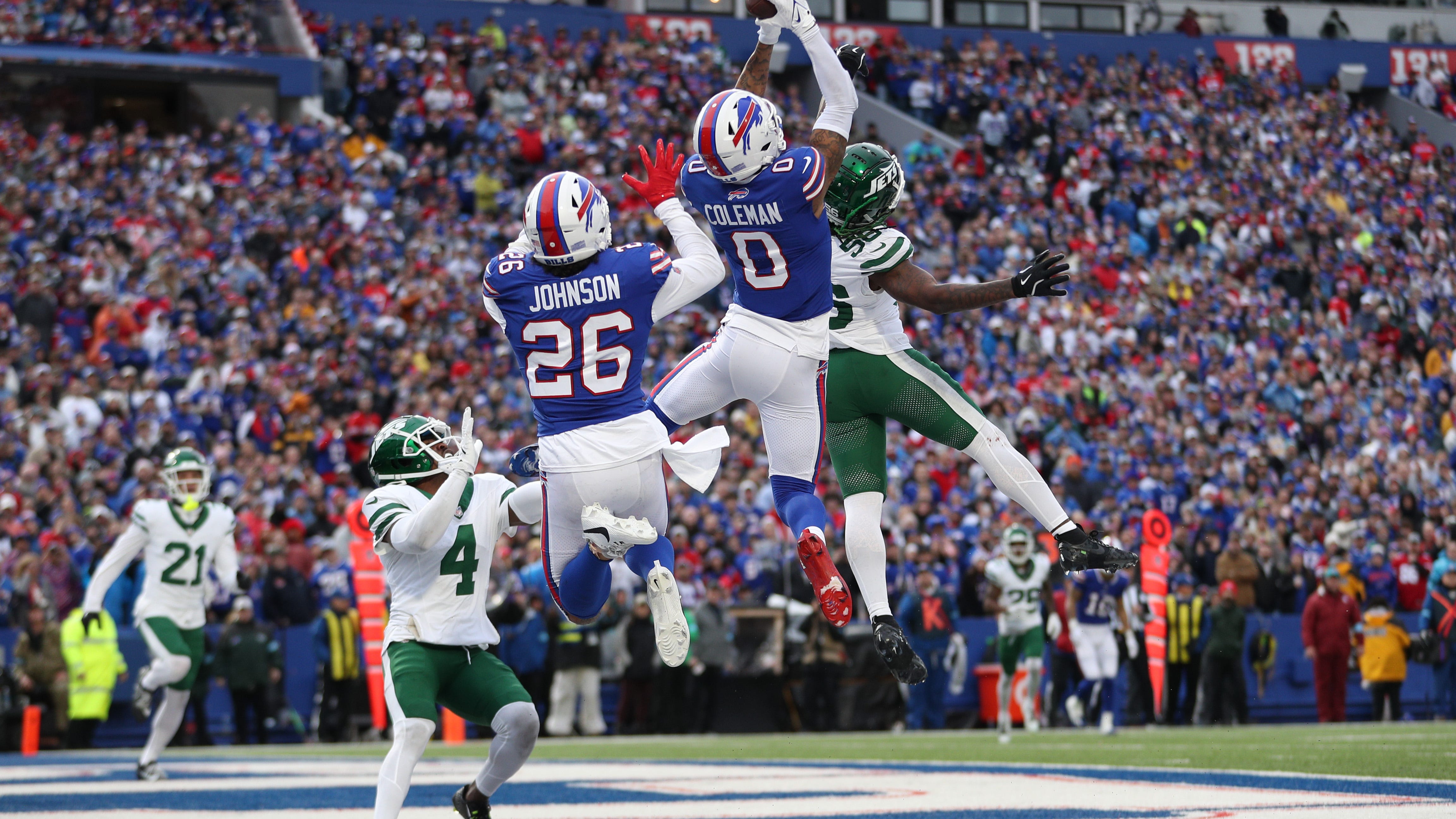 Bills demolish Jets to cap unbeaten regular season at home, clinch 2-seed in AFC playoffs