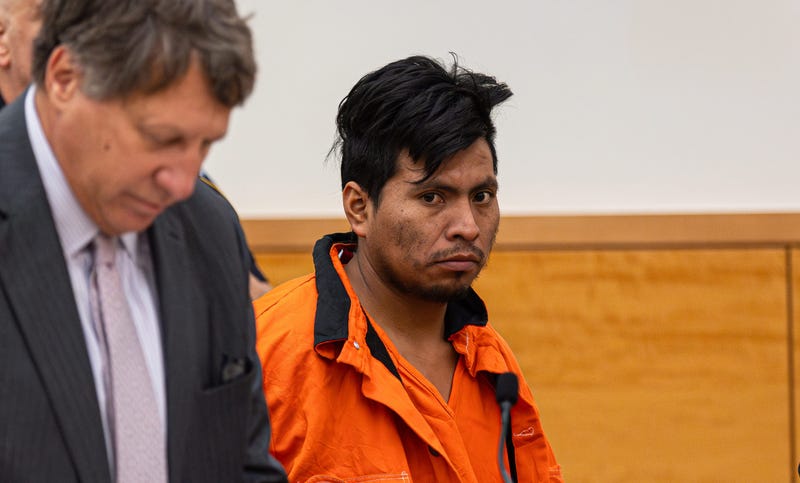 Sebastian Zapeta is pictured during his indictment for the murder of Debrina Kawam at Kings County Supreme Court on Jan. 7, 2025