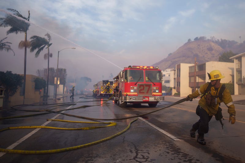 firefighter in street