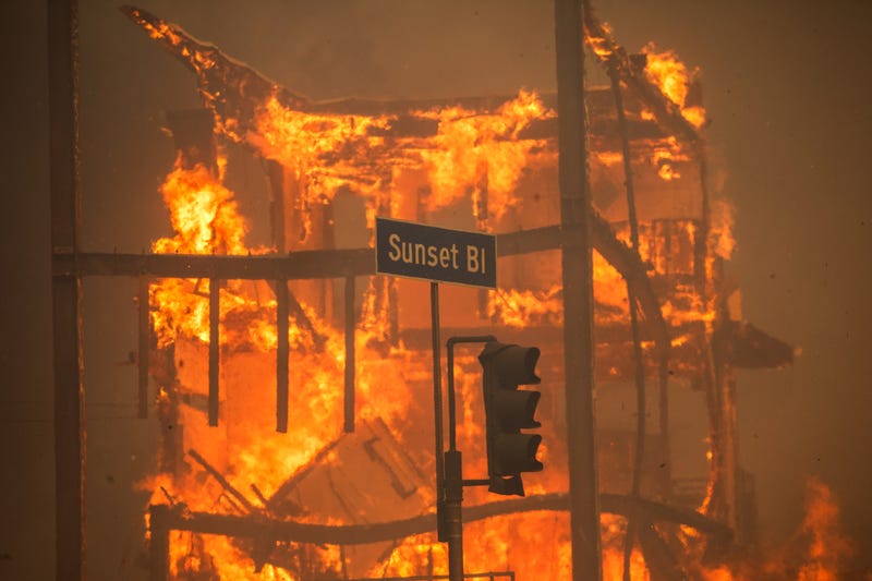 la wildfires